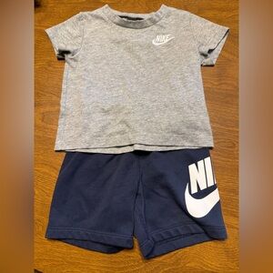 Nike Gray and Navy Kids Matching Set